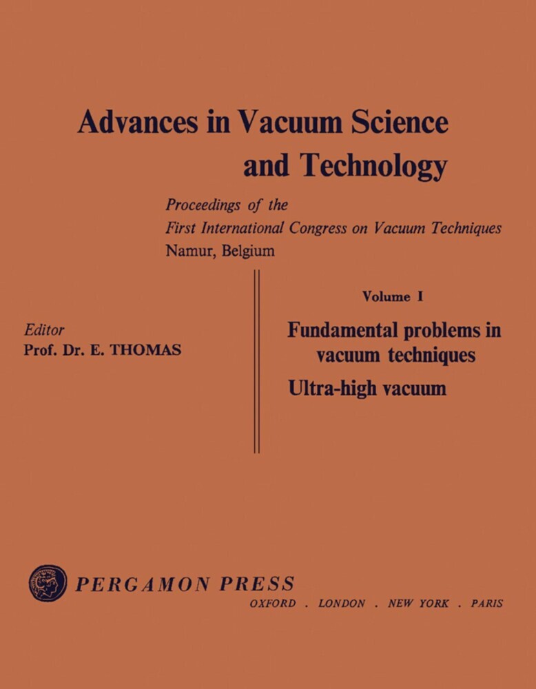 Fundamental Problems in Vacuum Techniques Ultra-High Vacuum main product photo