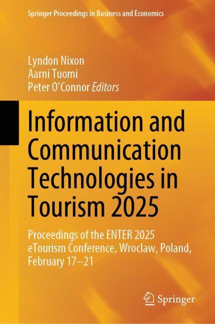 Information and Communication Technologies in Tourism 2025 main product photo