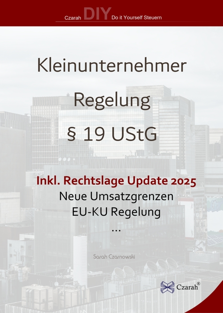 Kleinunternehmerregelung §19 UStG ab 2025 main product photo