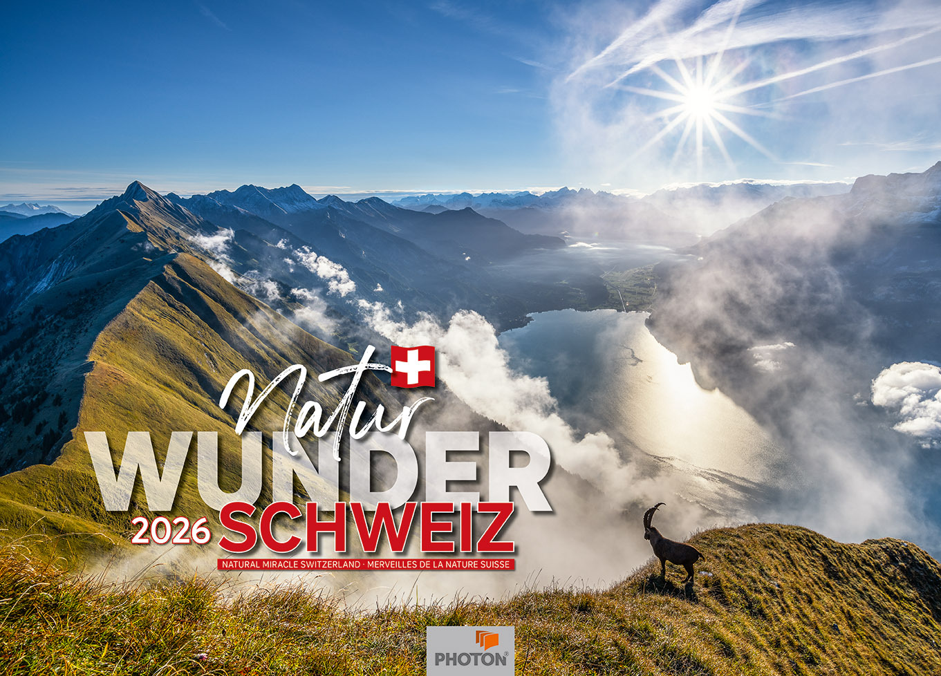 NATURWUNDER SCHWEIZ Kalender 2026 main product photo