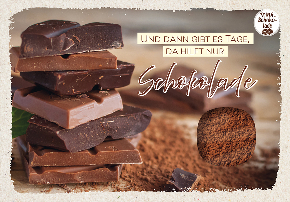 Und dann gibt es Tage, da hilft nur Schokolade main product photo