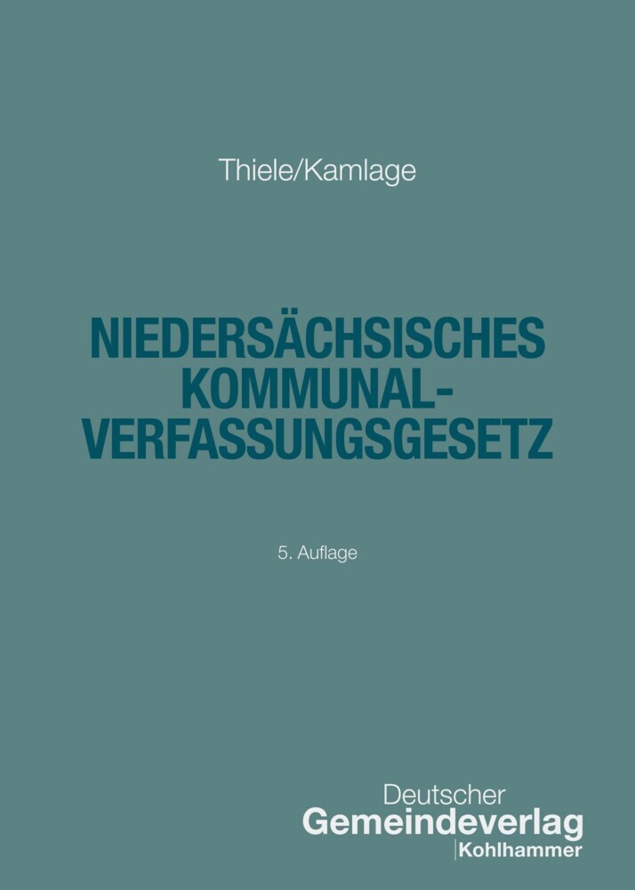 Niedersächsisches Kommunalverfassungsgesetz main product photo