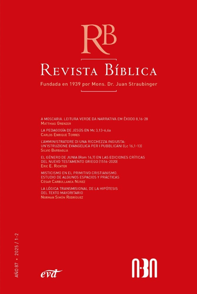 Revista Bíblica 2025/1-2 - Año 87 main product photo