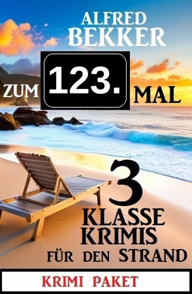 Zum 123. Mal 3 klasse Krimis für den Strand main product photo