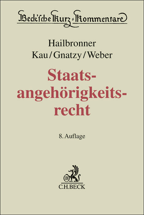 Staatsangehörigkeitsrecht main product photo