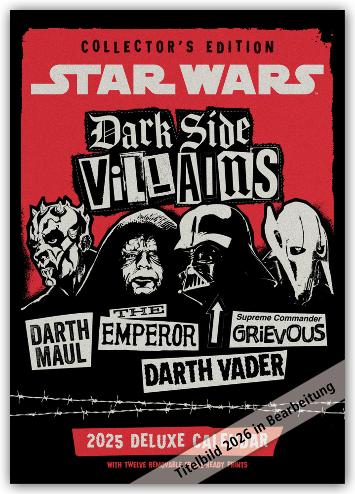 Star Wars A3-Deluxe Kalender 2026 - Collectors Edition Wandkalender main product photo