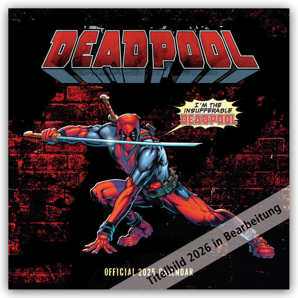 Deadpool - Offizieller Kalender 2026 main product photo