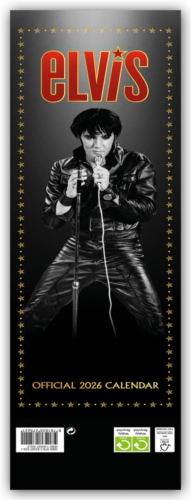 Elvis 2026 - Slimline-Kalender main product photo
