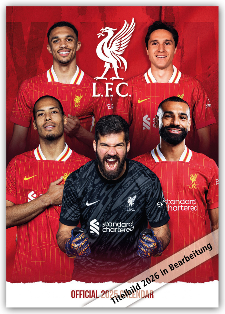 Liverpool FC 2026 - A3-Posterkalender main product photo