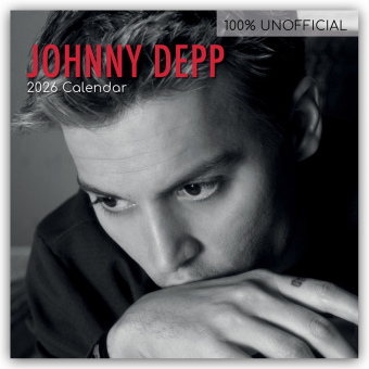 Johnny Depp 2026 - 16-Monatskalender
