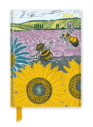 Kate Heiss - Sonnenblumenfeld - Tischkalender 2026