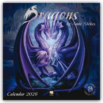 Dragons by Anne Stokes - Drachen von Anne Stokes 2026 - Original Flame Tree Publishing-Kalender [Kalender]