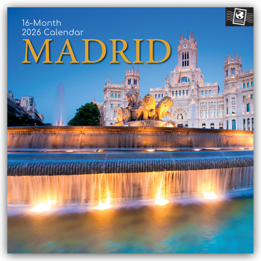 Madrid 2026 - 16-Monatskalender main product photo