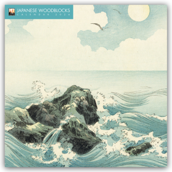 Japanese Woodblocks - Japanische Holzschnitte 2026 - Original Flame Tree Publishing-Kalender [Kalender]