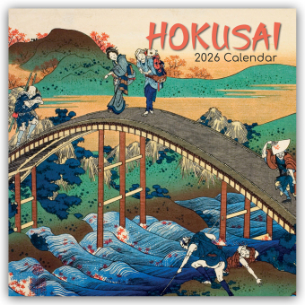 Hokusai 2026 - 16-Monatskalender