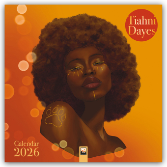 Tiahni Dayes - Kunstkalender 2026 - Original Flame Tree Publishing-Kalender [Kalender]