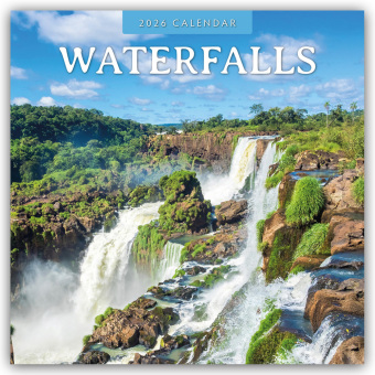 Waterfalls - Wasserfälle 2026 - 16-Monatskalender