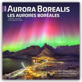 Aurora Borealis - Polarlicht 2026 - 16-Monatskalender