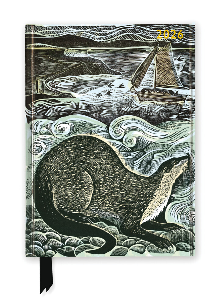 Angela Harding - Shetland Otter und der Gesang des Windes - Tischkalender 2026 main product photo