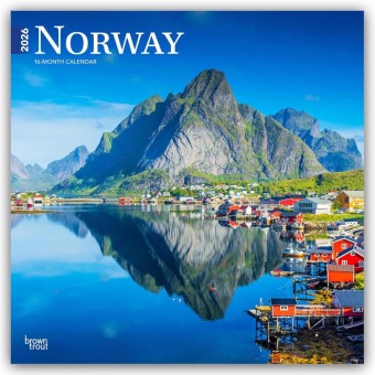 Norway - Norwegen 2026 - 16-Monatskalender