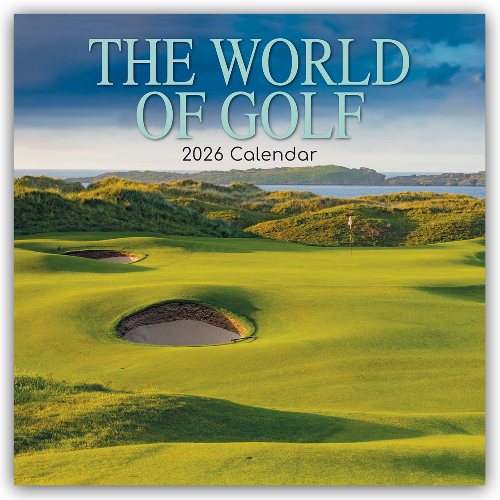 The World of Golf - Die Welt des Golfsports 2026 - 16-Monatskalender main product photo