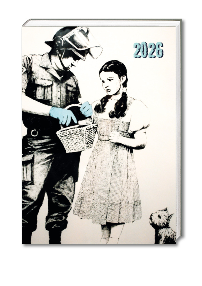 Banksy Kalender 2026 - A5-Tischkalender main product photo
