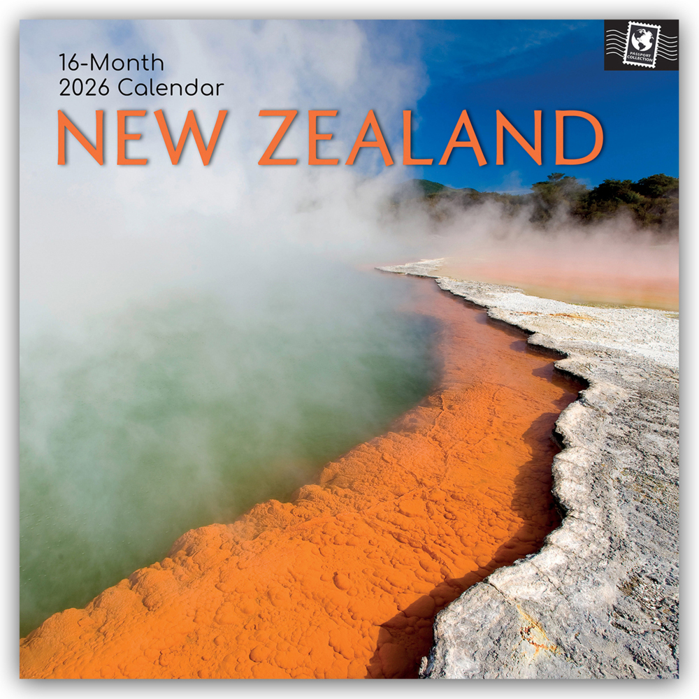 New Zealand - Neuseeland 2026 - 16-Monatskalender main product photo
