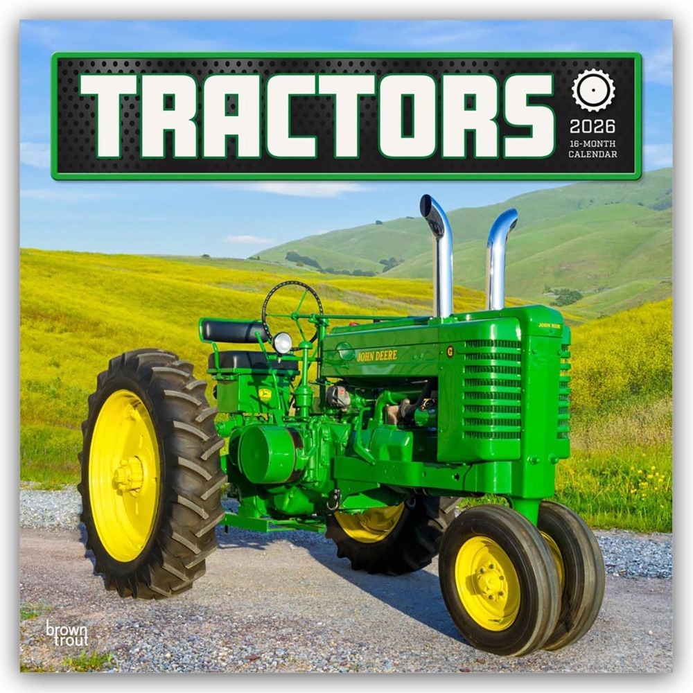 Tractors - Traktoren 2026 - 16-Monatskalender main product photo