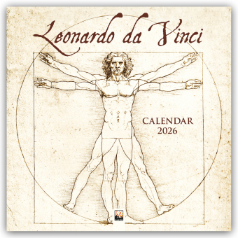 Leonardo da Vinci 2026 - Original Flame Tree Publishing-Kalender [Kalender]