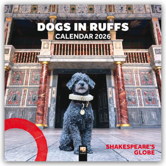 Dogs in Ruffs - Hunde mit Halskrausen 2026 - Original Flame Tree Publishing-Kalender [Kalender]