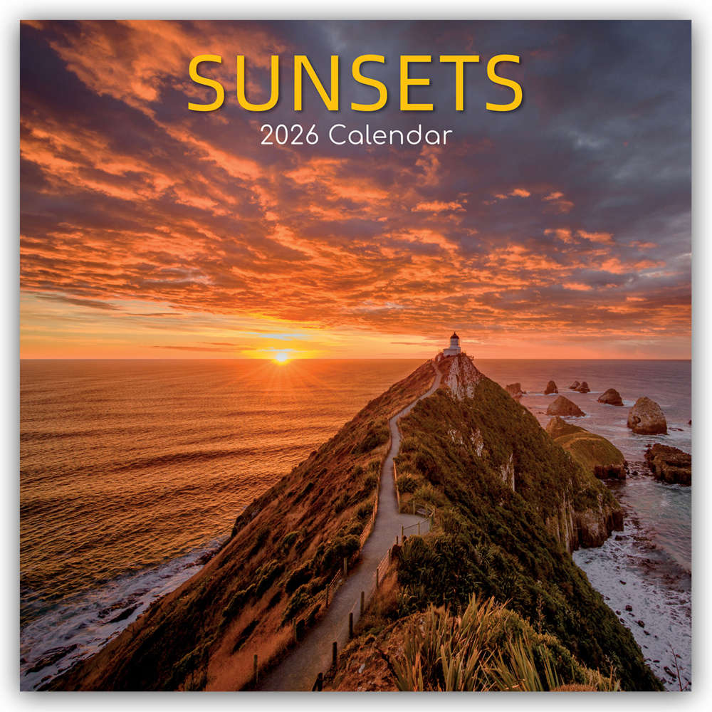 Sunsets - Sonnenuntergänge 2026 - 16-Monatskalender main product photo