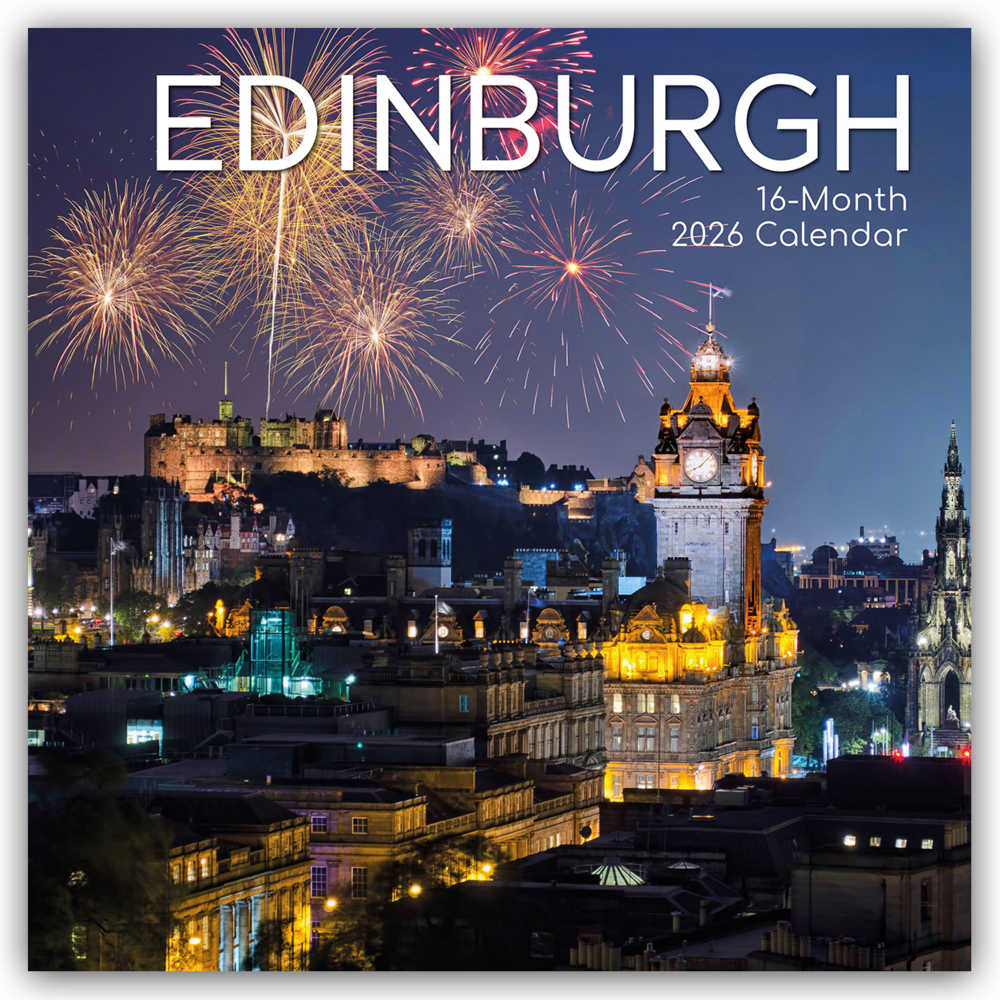 Edinburgh 2026 - 16-Monatskalender main product photo