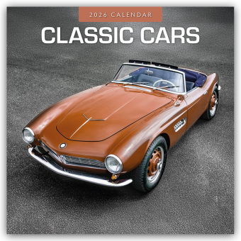 Classic Cars - Klassische Autos 2026 - 16-Monatskalender