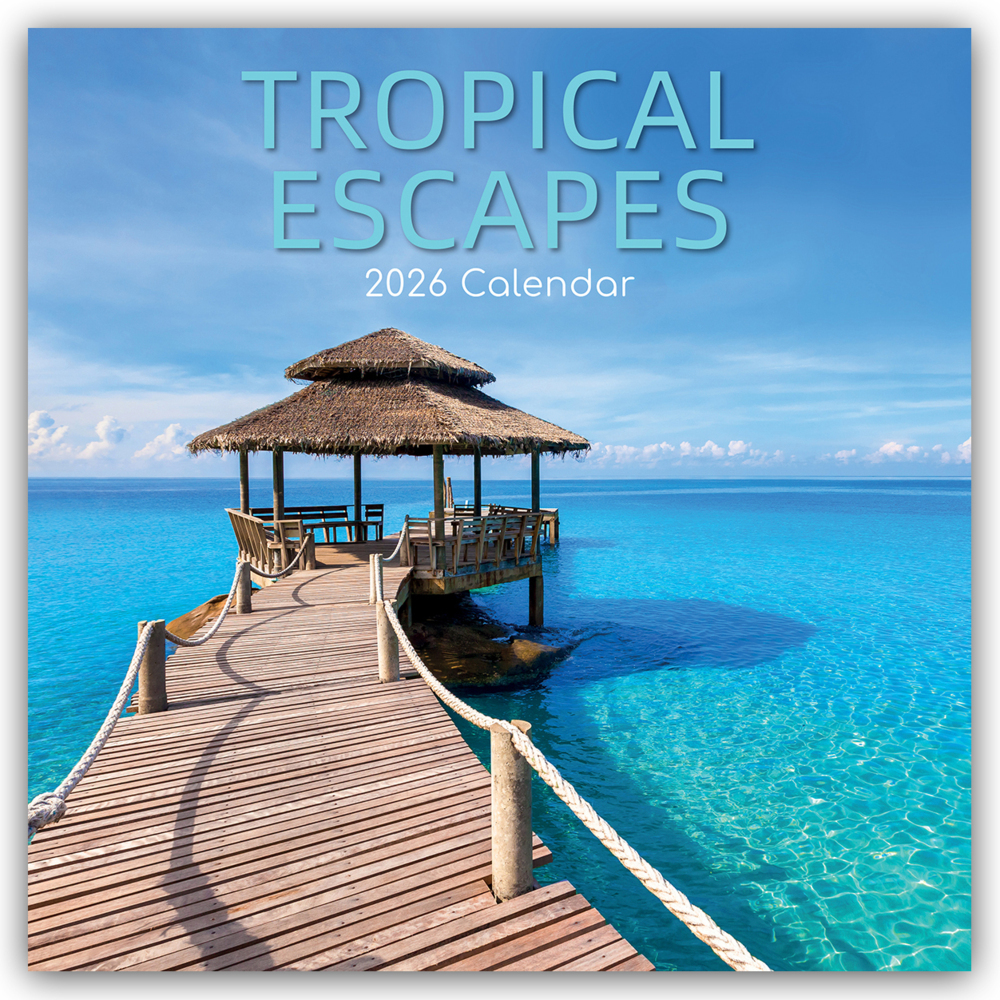 Tropical Escapes - Urlaub in den Tropen 2026 - 16-Monatskalender main product photo