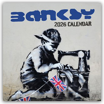 Banksy 2026 - 16-Monatskalender