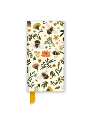 Schmales Hardcover-Notizbuch: Jade Mosinski, Gartenbienen