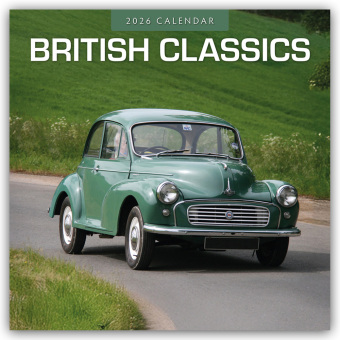 British Classics - Klassische britische Autos 2026 - 16-Monatskalender