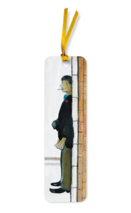 10er-Verpackungseinheit Lesezeichen: L. S. Lowry, Mann an der Wand lehnend