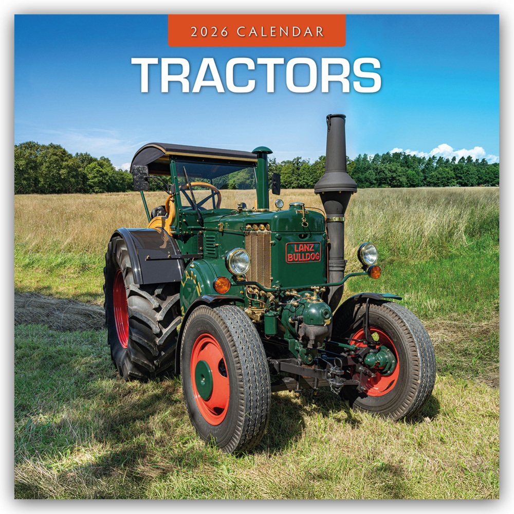 Tractors - Traktoren 2026 - 16-Monatskalender main product photo