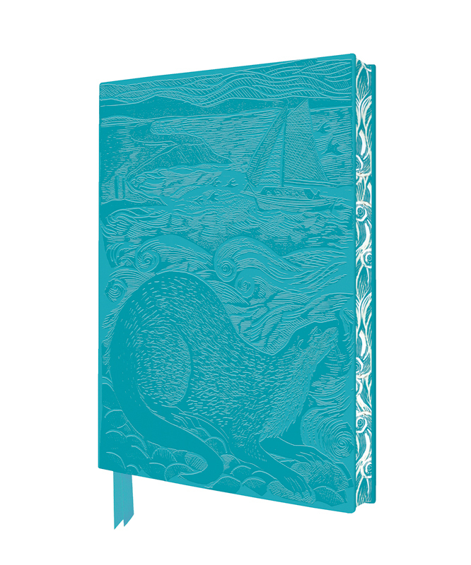 Exquisit Premium Notizbuch DIN A5: Angela Harding, Shetland Otter und der Gesang des Windes main product photo