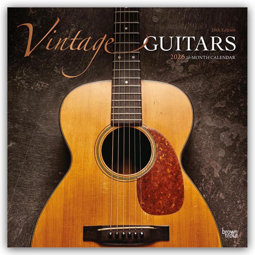 Vintage Guitars - Vintage-Gitarren 2026 - 16-Monatskalender main product photo