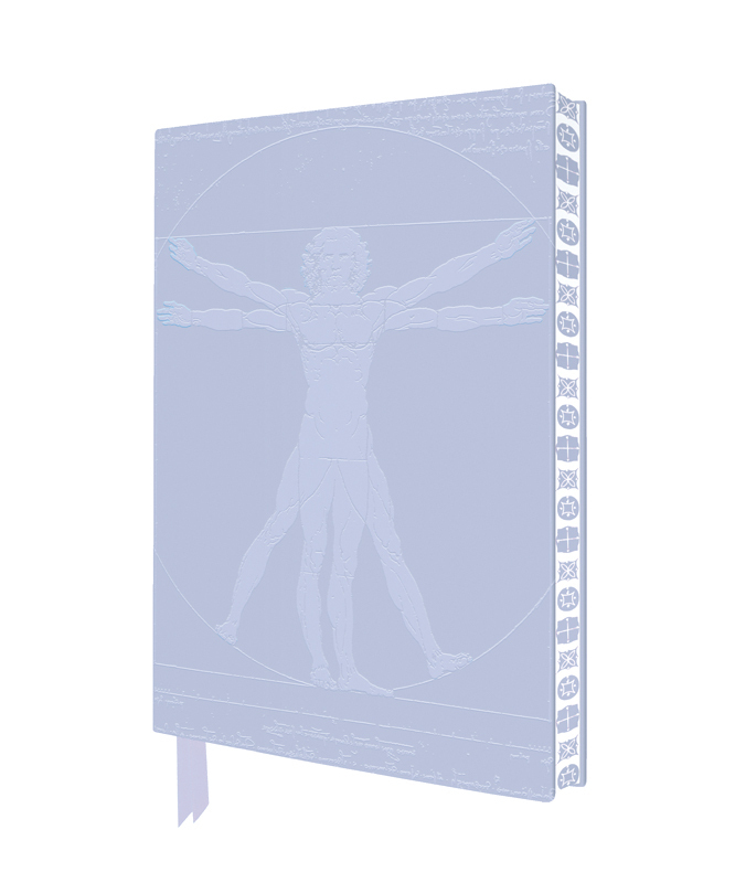 Exquisit Premium Notizbuch DIN A5: Leonardo da Vinci, Vitruvianischer Mensch main product photo