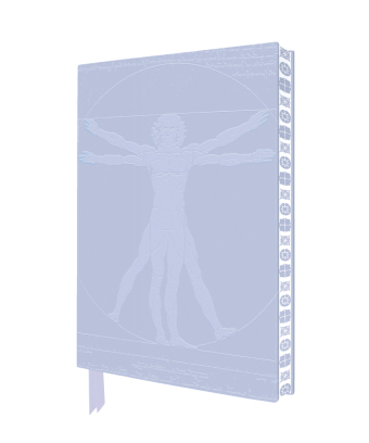 Exquisit Premium Notizbuch DIN A5: Leonardo da Vinci, Vitruvianischer Mensch