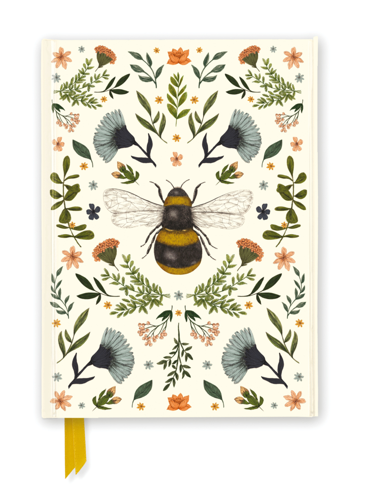 Premium Notizbuch DIN A5: Jade Mosinski, Botanische Biene main product photo
