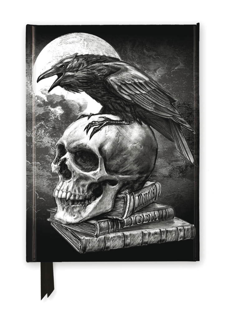 Premium Notizbuch DIN A5: Alchemie, Edgar Ellen Poe's Rabe main product photo