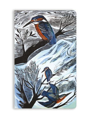 Premium Softcover Notizbuch: Angela Harding, Suffolk Eisvogel