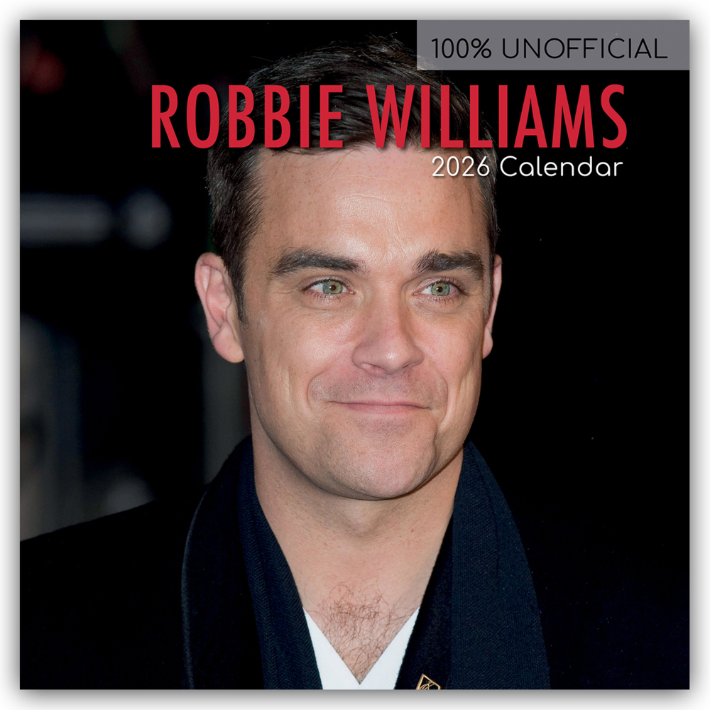 Robbie Williams 2026 - 16-Monatskalender main product photo