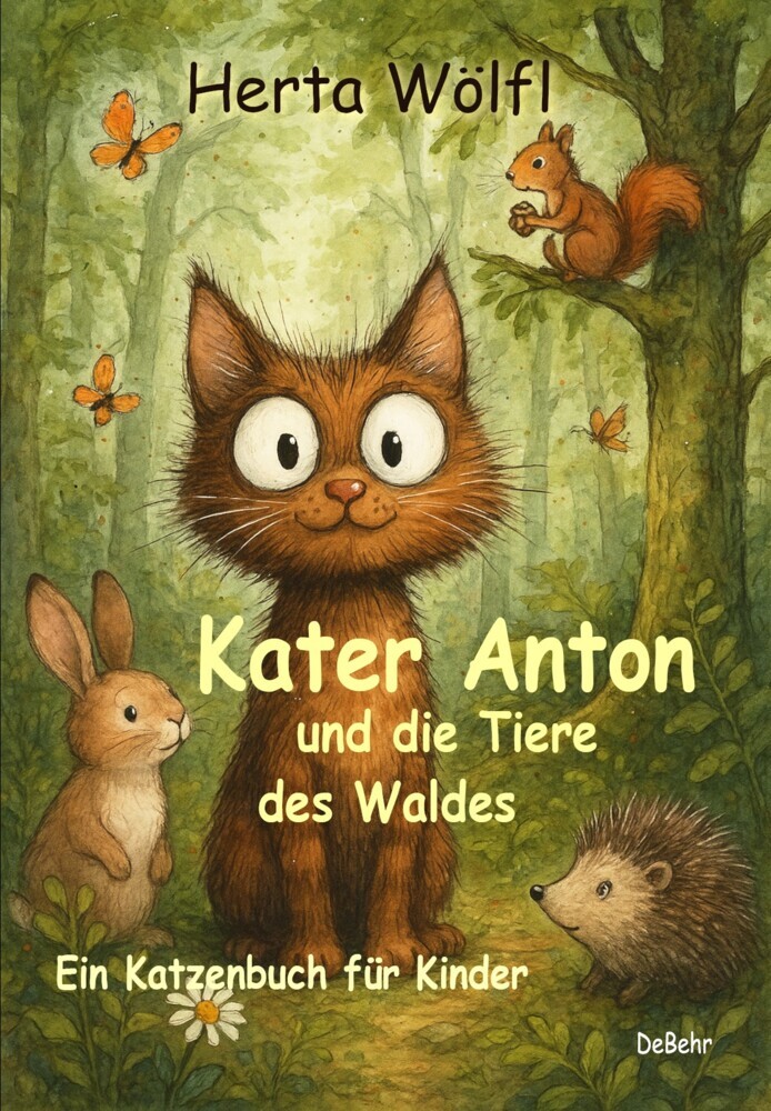 Kater Anton und die Tiere des Waldes - Ein Katzenbuch für Kinder main product photo