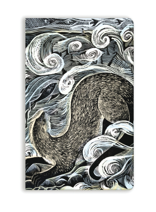 Premium Softcover Notizbuch: Angela Harding, Shetland Otter
