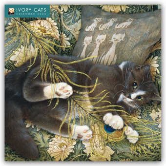 Ivory Cats - Lesley Anne Ivorys Katzen 2026 - Original Flame Tree Publishing-Kalender [Kalender]